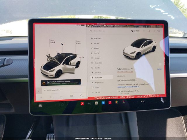 2022 TESLA MODEL Y 7SAYGDEF9NF308413 Photo 6