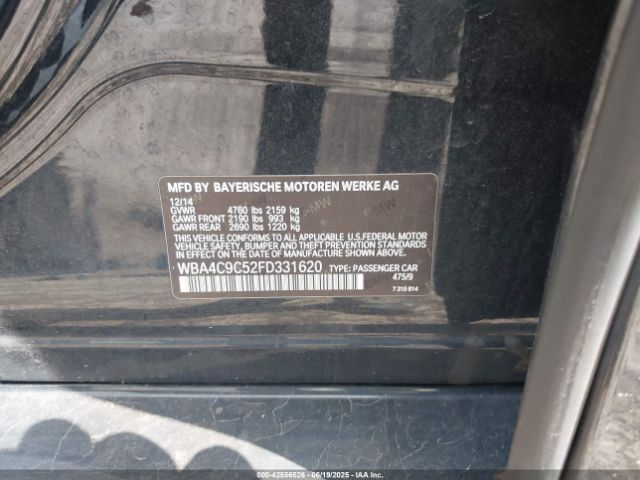 2015 BMW 428 GRAN COUPE WBA4C9C52FD331620 Photo 8