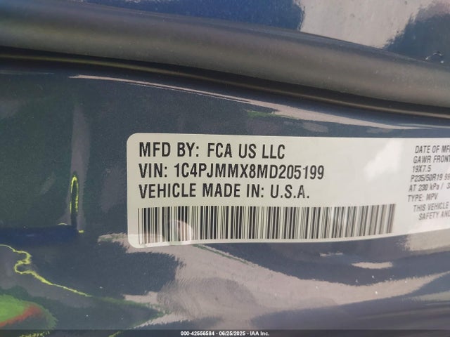 Jeep Cherokee 2021 1C4PJMMX8MD205199 Image 9