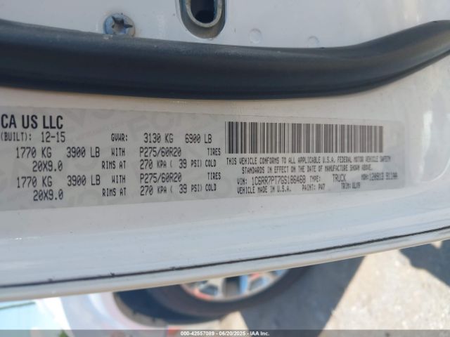 2016 RAM 1500 1C6RR7PT7GS186468 Photo 8