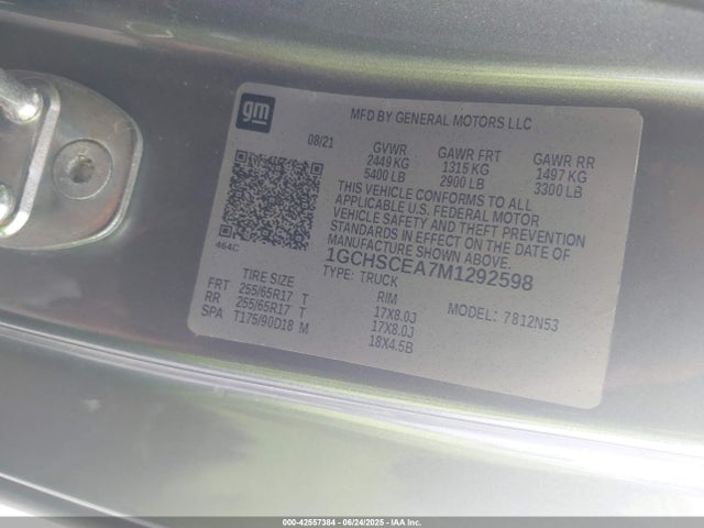 Chevrolet lcv - l4, sidi, dcvcp, vvt, e85 max , e0-e100, alum 2021 1GCHSCEA7M1292598 Image 9