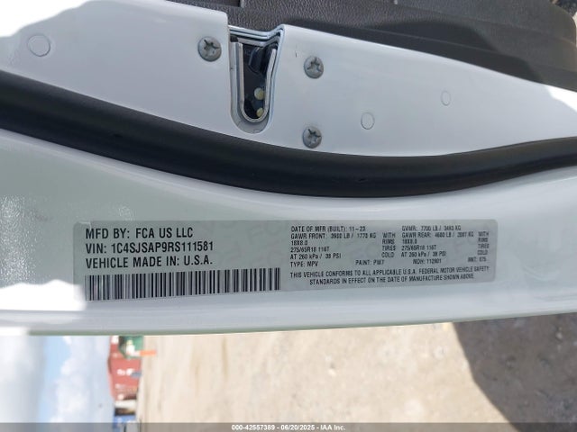 1C4SJSAP9RS111581 Jeep 2024