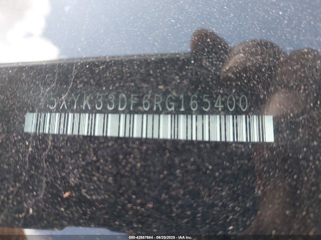 5XYK33DF6RG165400 KIA gdi theta iii
