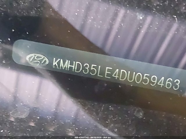 2013 Hyundai Elantra Gt მანქანა იყიდება აუქციონზე, vin: KMHD35LE4DU059463, აუქციონის ნომერი: 42557742