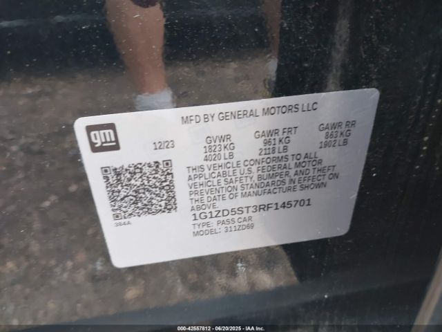 2024 CHEVROLET MALIBU 1G1ZD5ST3RF145701 Photo 8
