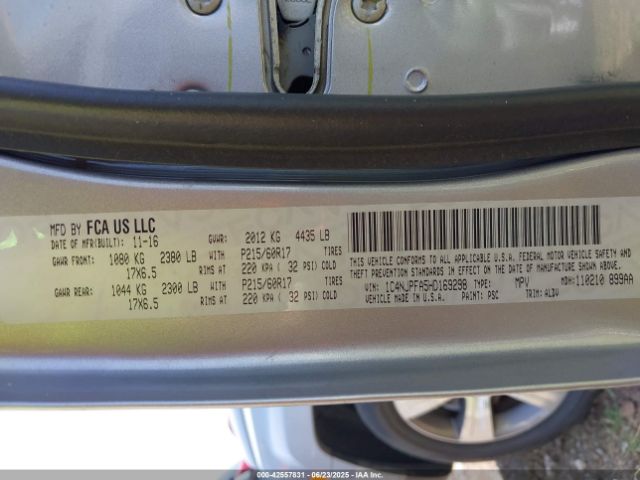 2017 JEEP PATRIOT 1C4NJPFA5HD169298 Photo 8