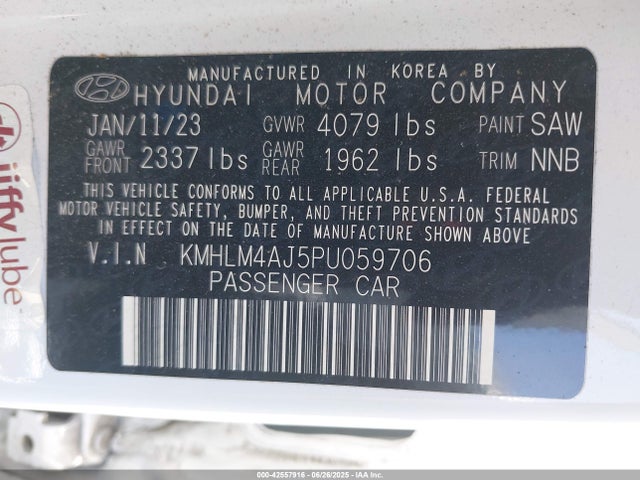 Hyundai gdi kappa 2023 KMHLM4AJ5PU059706 Image 9