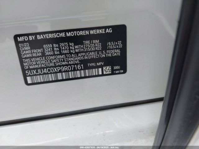 2023 BMW X5 5UXJU4C0XP9R07161 Photo 8