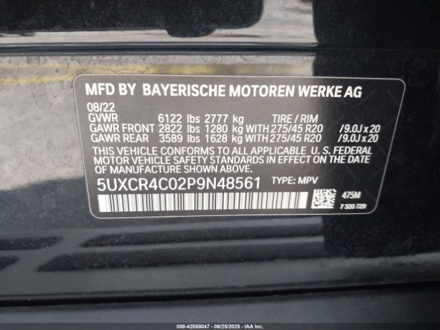 2023 BMW X5 5UXCR4C02P9N48561 Photo 8