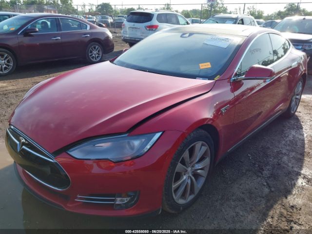 2014 TESLA MODEL S 5YJSA1H11EFP62545 Photo 1