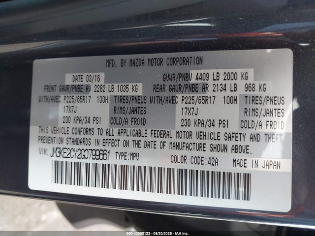 JM3KE2CY2G0799661 Mazda py