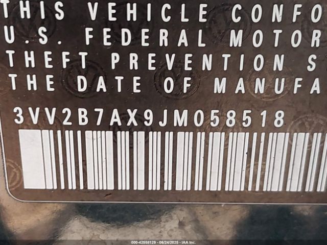 2018 VOLKSWAGEN TIGUAN 3VV2B7AX9JM058518 Photo 8