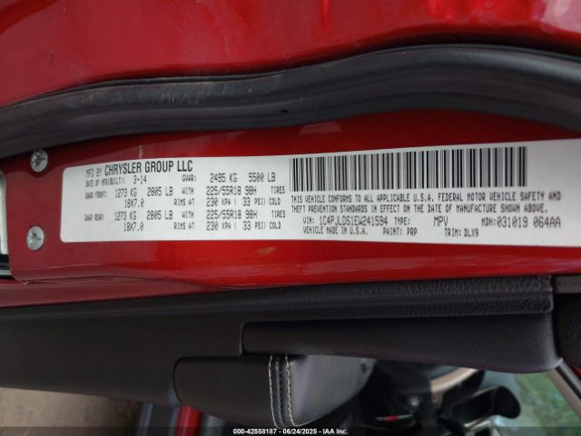 1C4PJLDS1EW241594 Jeep 2014
