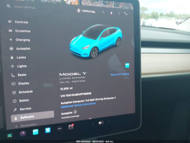 2024 TESLA MODEL Y 7SAYGAEE4RF169559 Photo 6