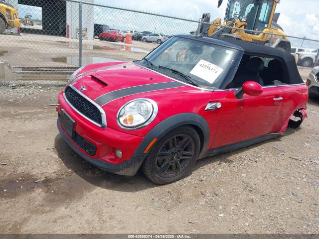 2013 MINI CONVERTIBLE WMWZP3C50DT297624 Photo 1