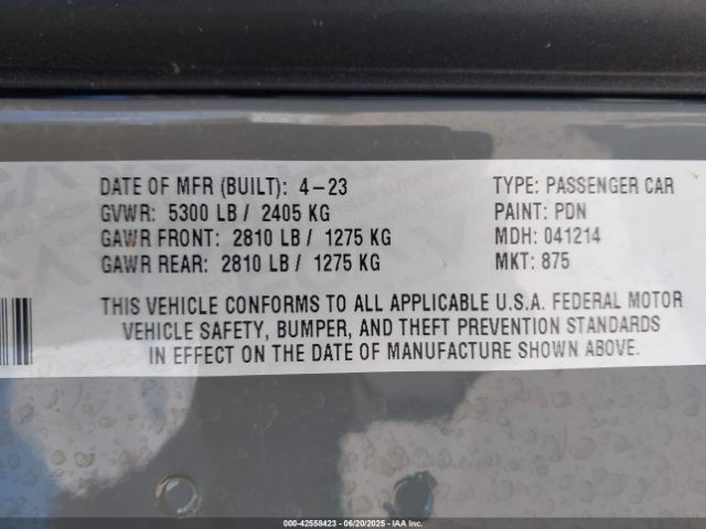 2023 DODGE CHARGER 2C3CDXCT5PH572045 Photo 8