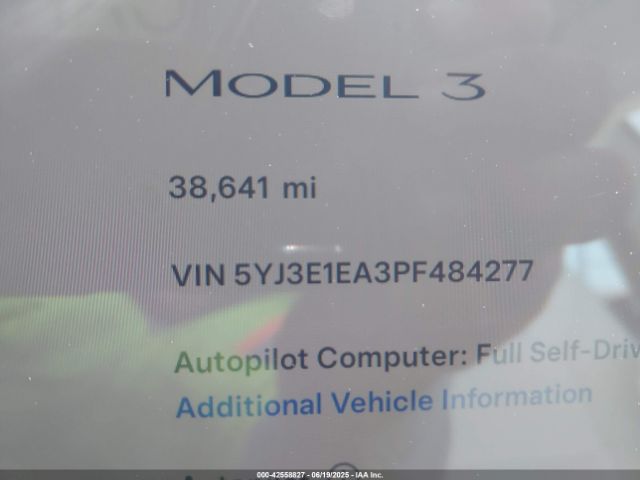 2023 TESLA MODEL 3 5YJ3E1EA3PF484277 Photo 6