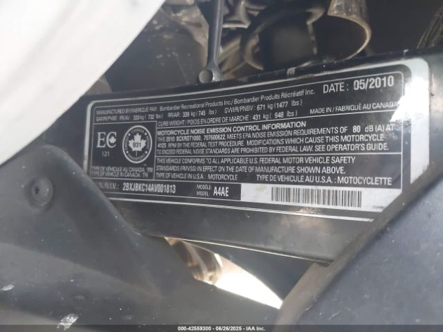 2010 CAN-AM SPYDER ROADSTER 2BXJBKC14AV001813 Photo 9