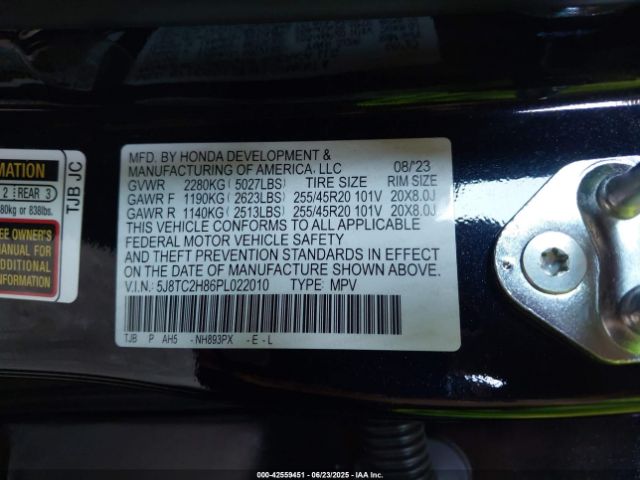 2023 ACURA RDX 5J8TC2H86PL022010 Photo 8