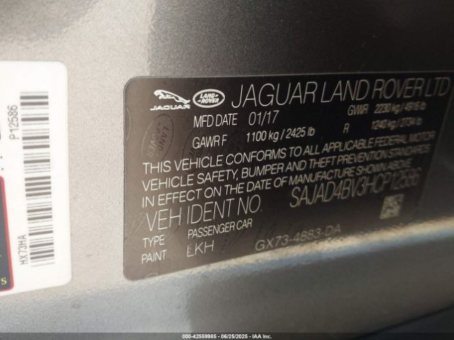 2017 JAGUAR XE SAJAD4BV3HCP12586 Photo 8