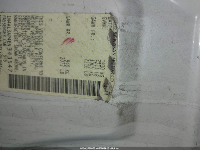 1N4AL3AP4EN343547 Nissan Altima