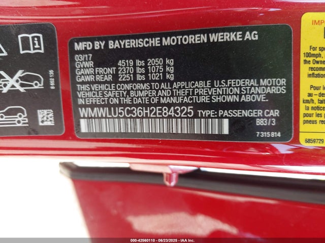 2017 MINI CLUBMAN WMWLU5C36H2E84325 Photo 8