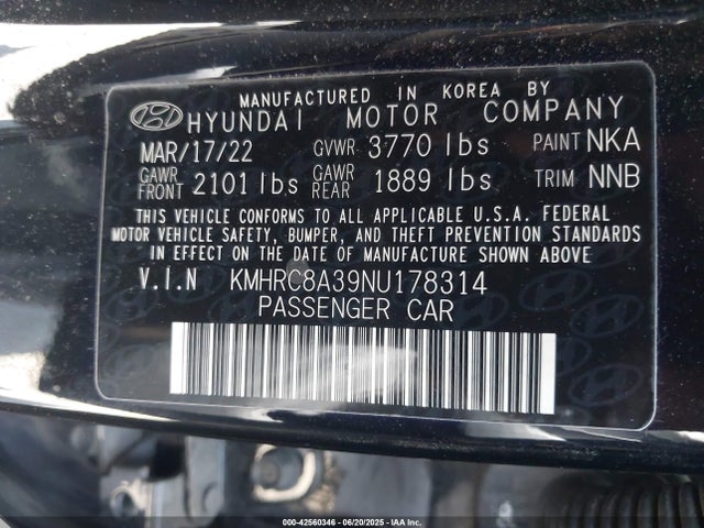 Hyundai gamma ii 2022 KMHRC8A39NU178314 Image 9
