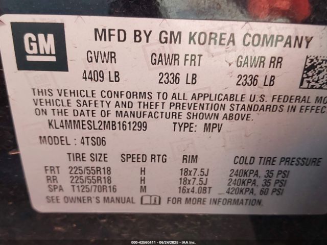 2021 BUICK ENCORE GX KL4MMESL2MB161299 Photo 8