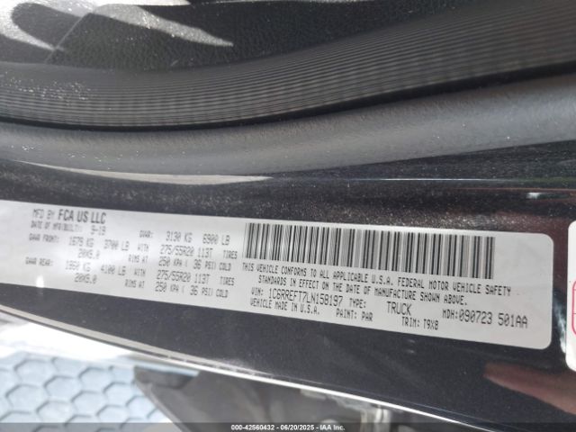 2020 RAM 1500 1C6RREFT7LN158197 Photo 8