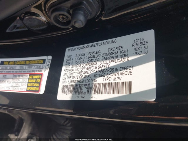 5J6RW1H52HL002915 Honda l15be