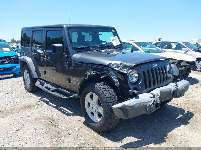 42560931 :رقم المزاد ، 1C4BJWDG0HL678239 vin ، 2017 Jeep Wrangler Unlimited Sport 4x4 مزاد بيع