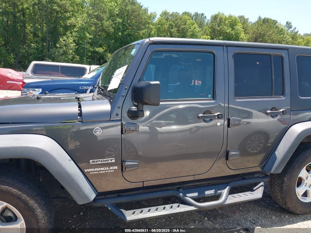 42560931 :رقم المزاد ، 1C4BJWDG0HL678239 vin ، 2017 Jeep Wrangler Unlimited Sport 4x4 مزاد بيع