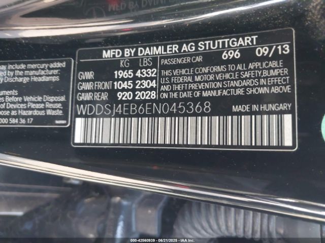 2014 MERCEDES-BENZ CLA 250 WDDSJ4EB6EN045368 Photo 8
