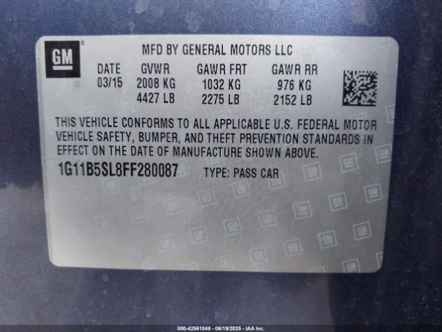 1G11B5SL8FF280087 Chevrolet lkw