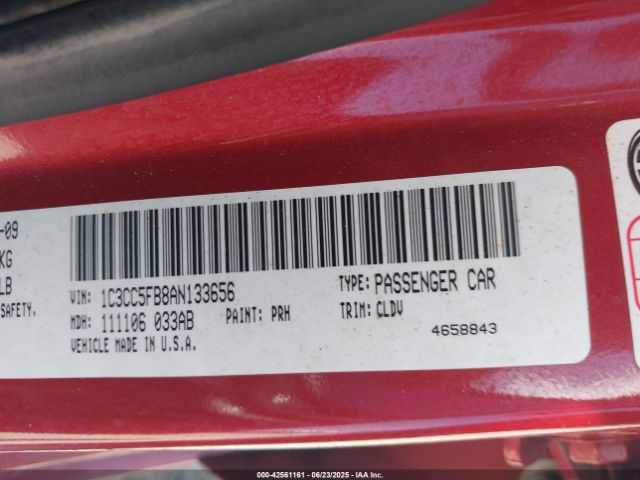 2010 CHRYSLER SEBRING 1C3CC5FB8AN133656 Photo 8