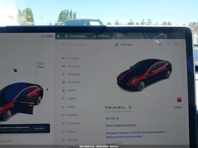 2018 TESLA MODEL 3 5YJ3E1EA9JF050355 Photo 6