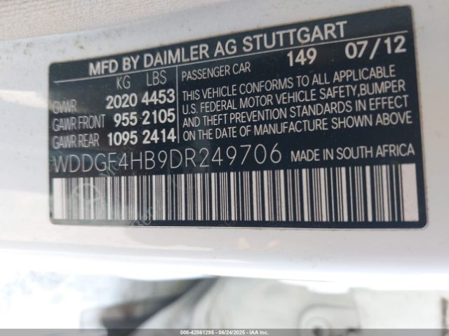 2013 MERCEDES-BENZ C 250 WDDGF4HB9DR249706 Photo 8