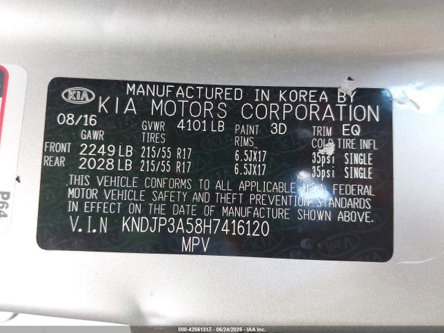KNDJP3A58H7416120 KIA gdi