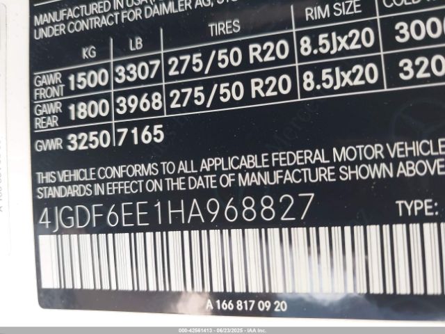 2017 MERCEDES-BENZ GLS 450 4JGDF6EE1HA968827 Photo 8