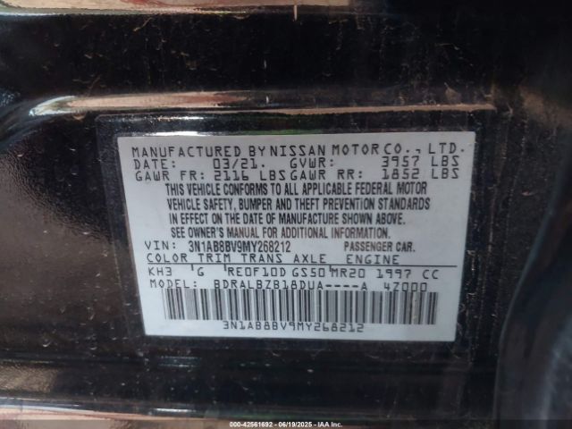 2021 NISSAN SENTRA 3N1AB8BV9MY268212 Photo 8