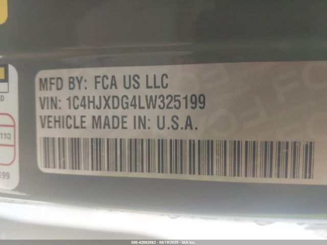 2020 JEEP WRANGLER UNLIMITED 1C4HJXDG4LW325199 Photo 8