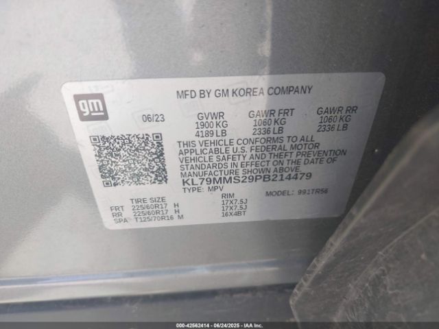 2023 CHEVROLET TRAILBLAZER KL79MMS29PB214479 Photo 8