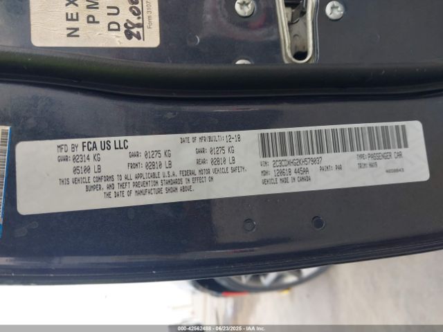 2019 DODGE CHARGER 2C3CDXHG2KH579037 Photo 8