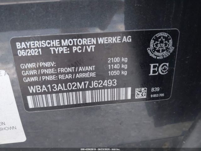 2021 BMW M235I GRAN COUPE WBA13AL02M7J62493 Photo 8