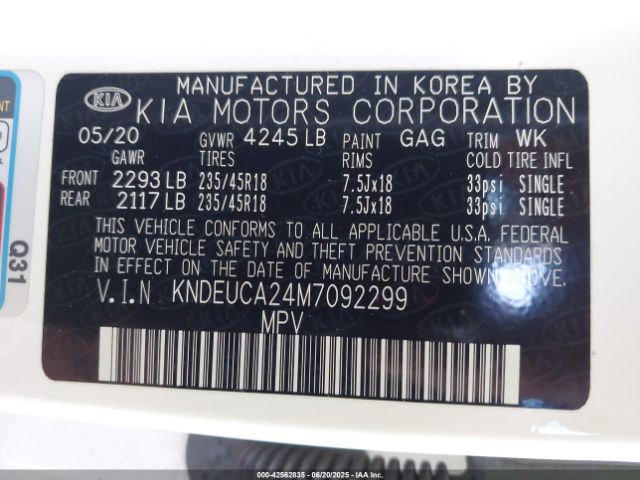 2021 KIA SELTOS KNDEUCA24M7092299 Photo 8