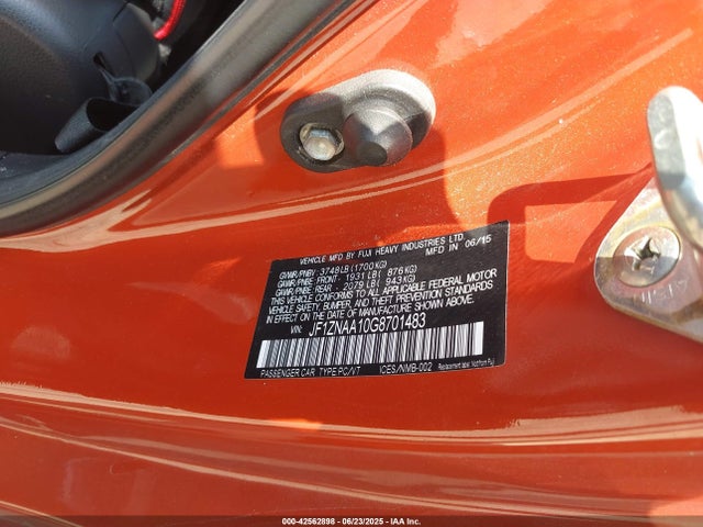 JF1ZNAA10G8701483 Scion fa20