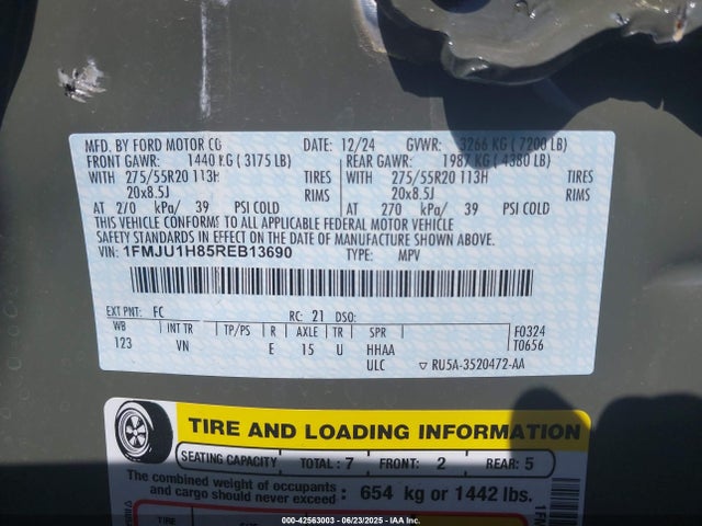 1FMJU1H85REB13690 Ford gtdi-standard