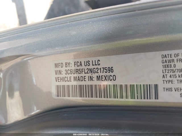 RAM 2500 2022 3C6UR5FL2NG217596 Image 9