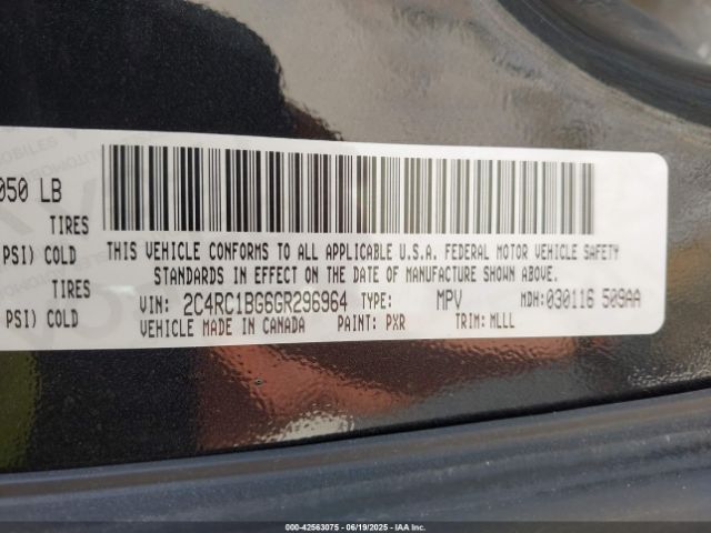 2016 CHRYSLER TOWN & COUNTRY 2C4RC1BG6GR296964 Photo 8