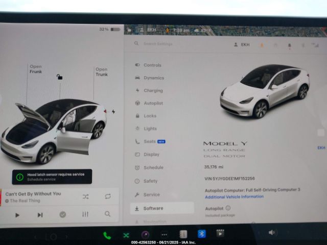 2021 TESLA MODEL Y 5YJYGDEE1MF152256 Photo 6